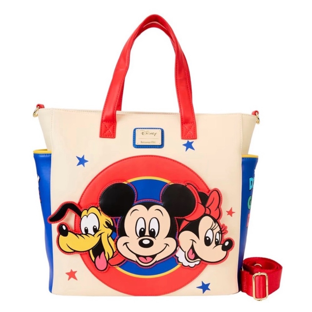 Loungefly Disney Mickey & Friends Convertible Tote / Backpack